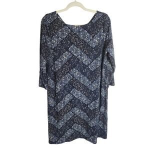 J Jill wearever collection knee length Careerwear dress sz M ditzy floral nwt